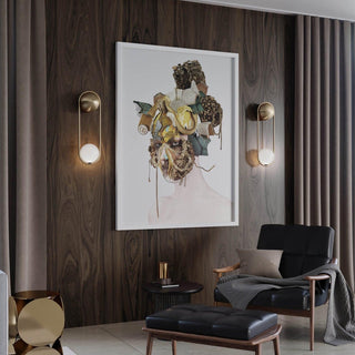 Mila Modern Brass Loop Wall Sconce