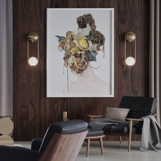 Mila Modern Brass Loop Wall Sconce