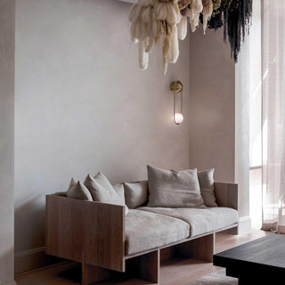 Mila Modern Brass Loop Wall Sconce