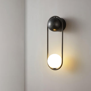 Mila Modern Brass Loop Wall Sconce