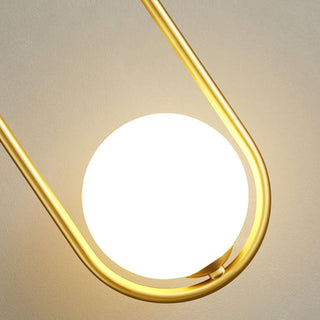 Mila Modern Brass Loop Wall Sconce