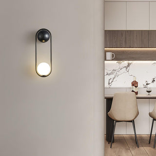 Mila Modern Brass Loop Wall Sconce