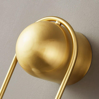 Mila Modern Brass Loop Wall Sconce