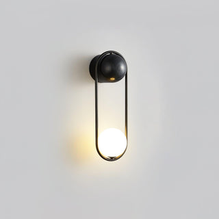 Mila Modern Brass Loop Wall Sconce