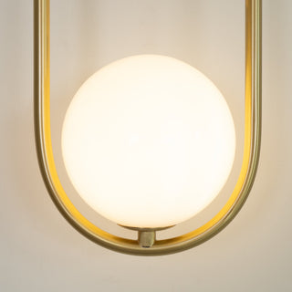 Mila Modern Brass Loop Wall Sconce