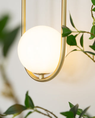 Mila Modern Brass Loop Wall Sconce
