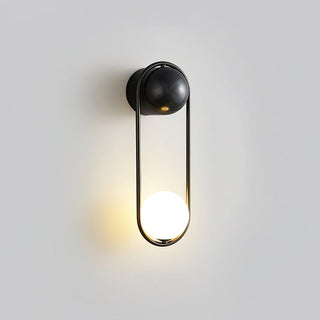 Mila Modern Brass Loop Wall Sconce