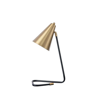 Miles Medium Mid-Century Modern Metal Table Light