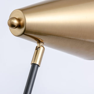 Miles Medium Mid-Century Modern Metal Table Light