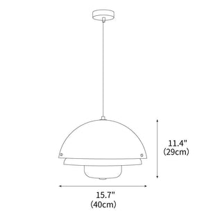 Milk White Layer Serene Acrylic Pendant Light