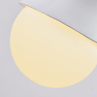 Milk White Blend Sculptural Resin Pendant Light