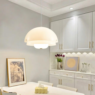 Milk White Layer Serene Acrylic Pendant Light