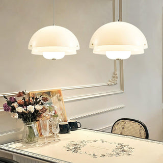 Milk White Layer Serene Acrylic Pendant Light