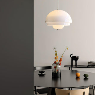 Milk White Layer Serene Acrylic Pendant Light
