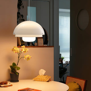 Milk White Layer Serene Acrylic Pendant Light