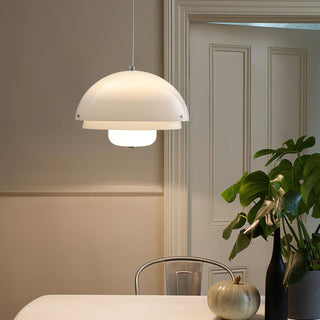 Milk White Layer Serene Acrylic Pendant Light
