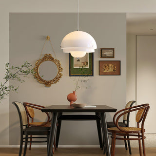 Milk White Layer Serene Acrylic Pendant Light