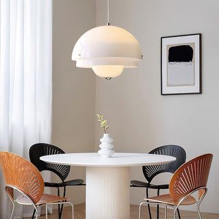 Milk White Layer Serene Acrylic Pendant Light