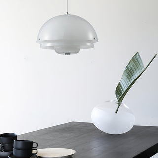 Milk White Layer Serene Acrylic Pendant Light