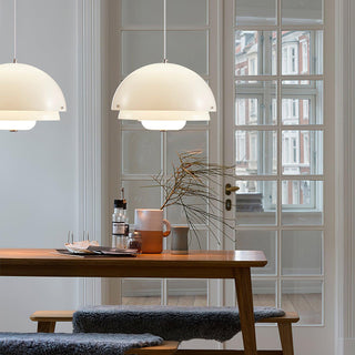 Milk White Layer Serene Acrylic Pendant Light