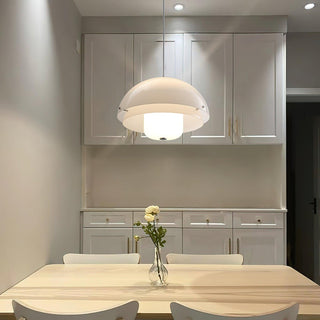 Milk White Layer Serene Acrylic Pendant Light
