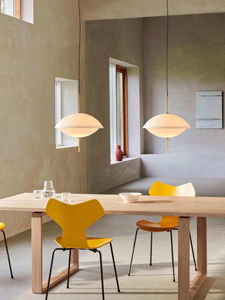 Miller Shell Natural Glass Pendant Light