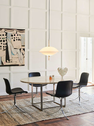 Miller Shell Natural Glass Pendant Light