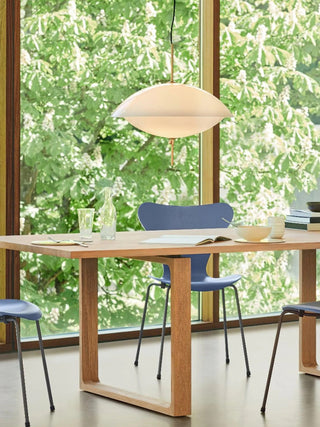 Miller Shell Natural Glass Pendant Light