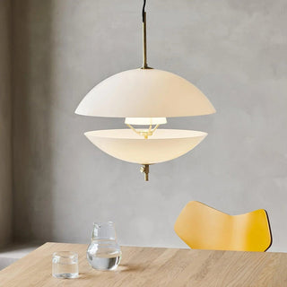 Miller Shell Natural Glass Pendant Light