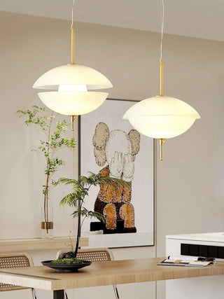 Miller Shell Natural Glass Pendant Light