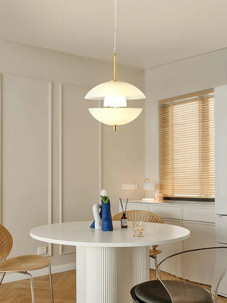 Miller Shell Natural Glass Pendant Light