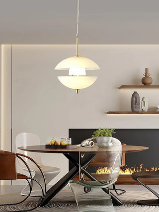 Miller Shell Natural Glass Pendant Light