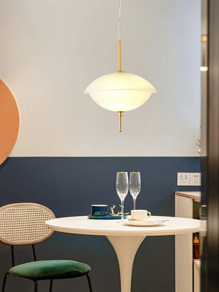 Miller Shell Natural Glass Pendant Light