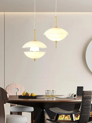 Miller Shell Natural Glass Pendant Light