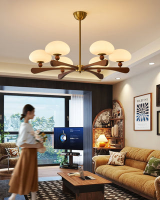 Marcel Mid-Century Multi-Head Chandelier