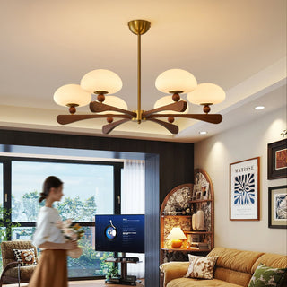 Marcel Mid-Century Multi-Head Chandelier