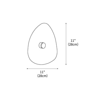 Flaky Minimalist Iron Wall Light