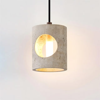 Xynor Industrial Travertine Pendant Lamp