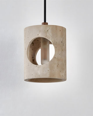 Xynor Industrial Travertine Pendant Lamp