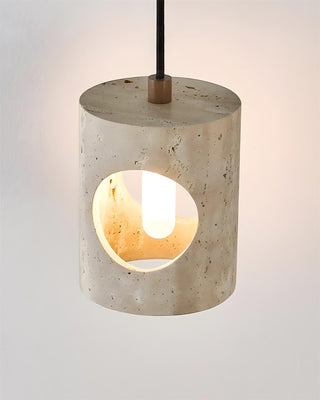 Xynor Industrial Travertine Pendant Lamp