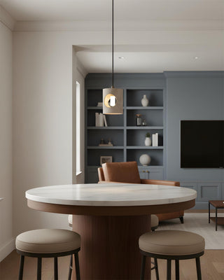 Xynor Industrial Travertine Pendant Lamp