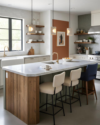 Xynor Industrial Travertine Pendant Lamp