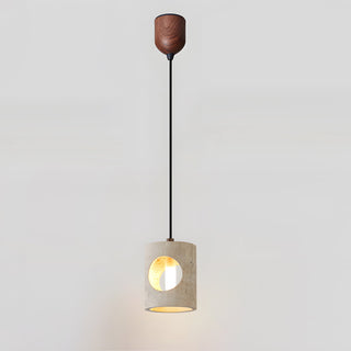 Xynor Industrial Travertine Pendant Lamp