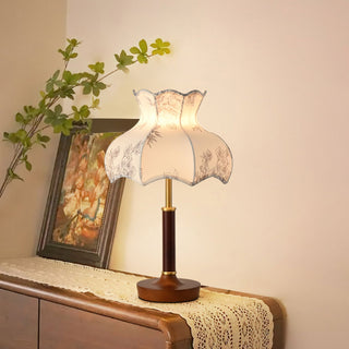 Elowen Vintage Floral Fabric Table Lamp