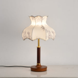 Elowen Vintage Floral Fabric Table Lamp