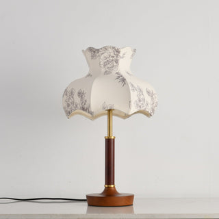 Elowen Vintage Floral Fabric Table Lamp