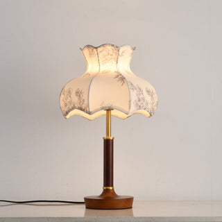 Elowen Vintage Floral Fabric Table Lamp
