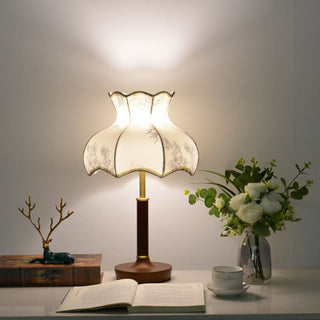 Elowen Vintage Floral Fabric Table Lamp