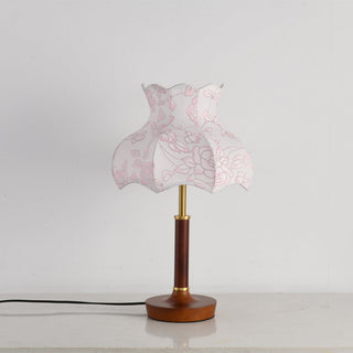 Elowen Vintage Floral Fabric Table Lamp