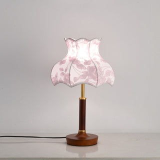 Elowen Vintage Floral Fabric Table Lamp